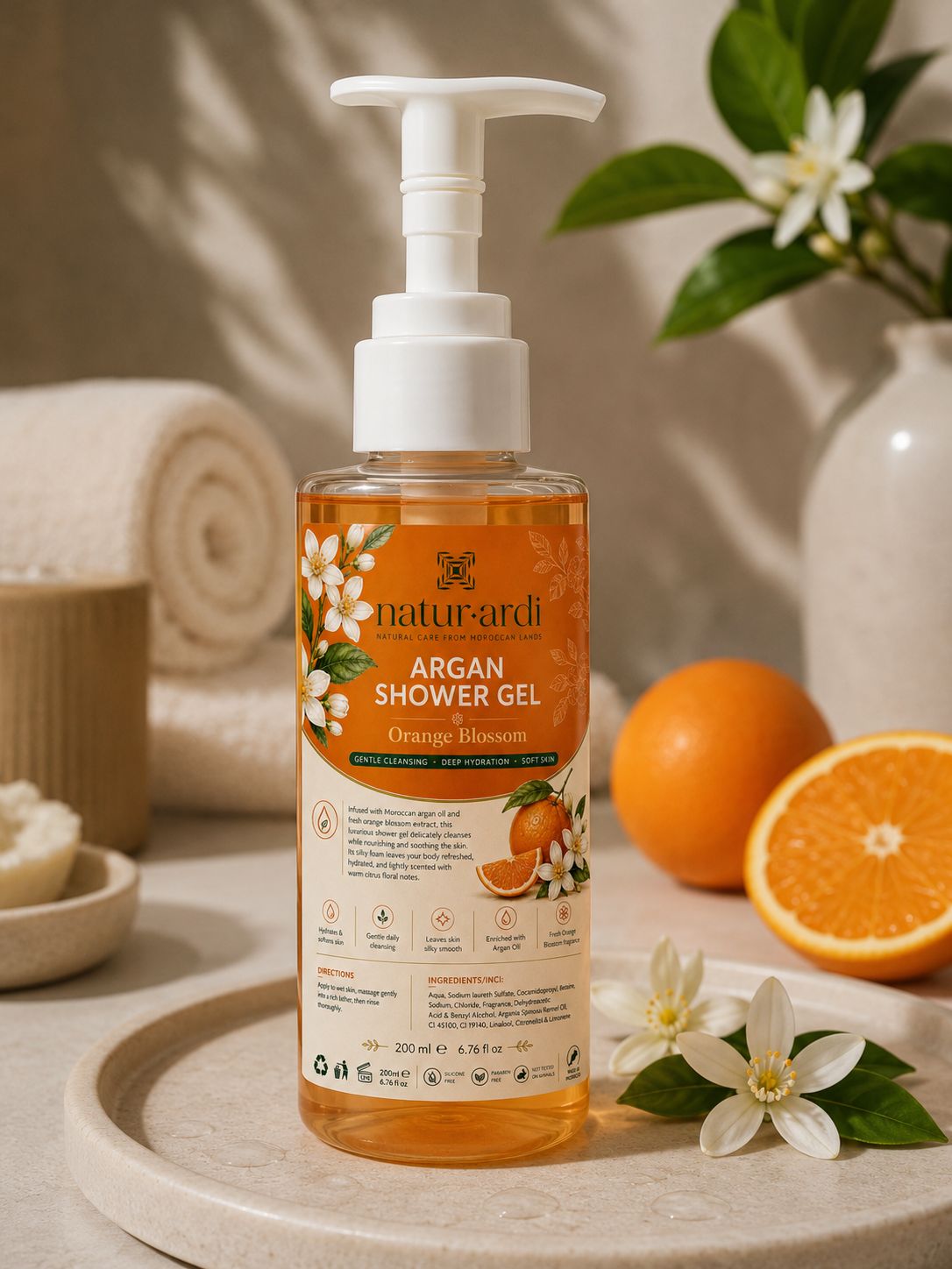 Argan Shower Gel – Orange Blossom