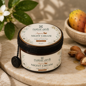 Naturardi argan and prickly pear night cream 50g jar